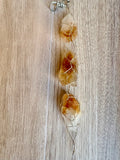 Citrine Wire Wrapped Hanging Charm